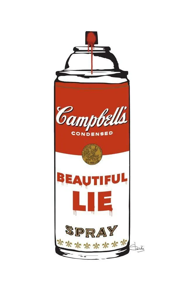 Mineheart Wall Art Beautiful Lie Kunstdruck 40x63cm limitiert