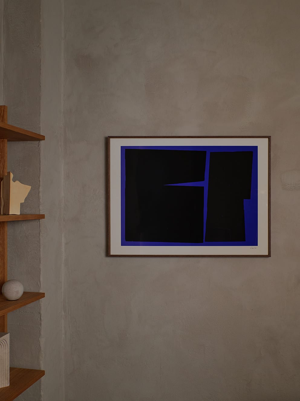 The Poster Club Blue Geometric 02 Poster 50x70 blau