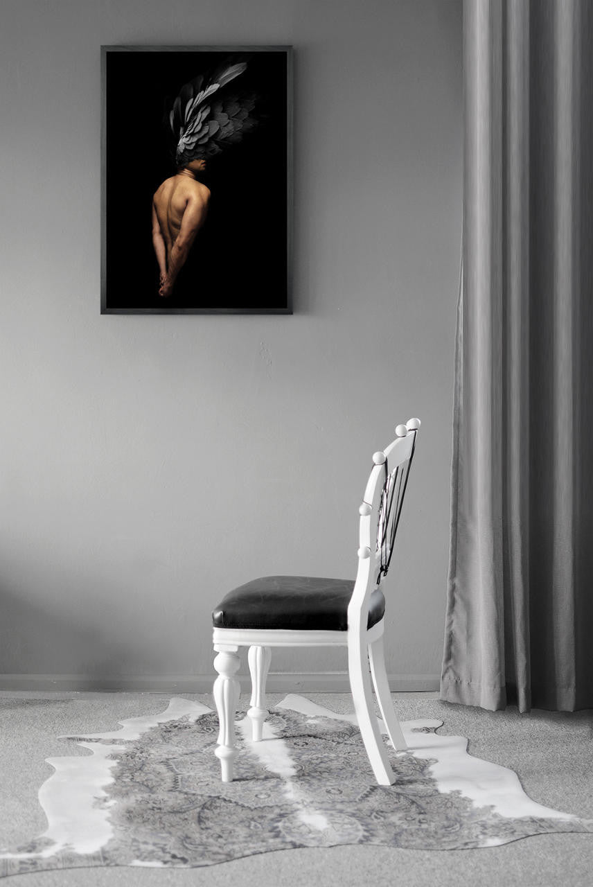Mineheart Wall Art Portraits 1 The Box IV Wandbild 30x40cm schwarz