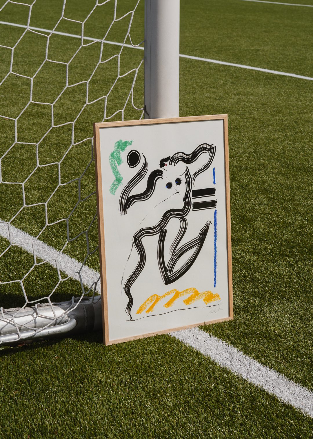 The Poster Club Art Prints Volleyball Kunstdruck 30x40 cm abstrakt