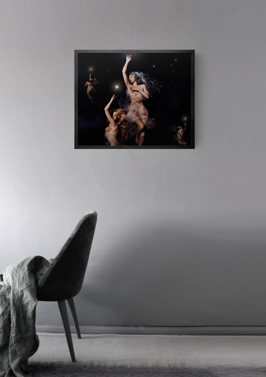 Mineheart Wall Art Stars Hanger Leinwandbild 30x41 Sterne