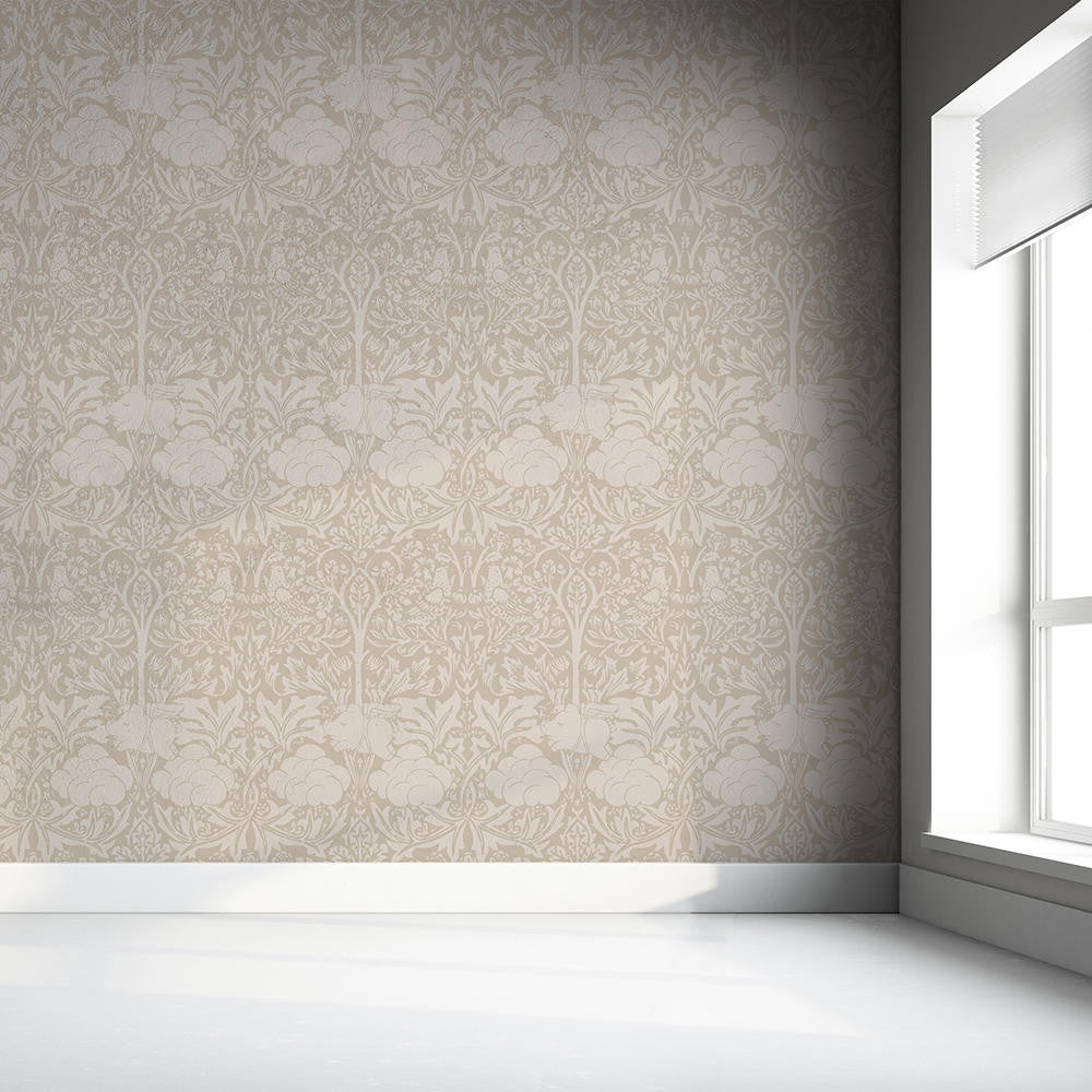 Mineheart Morris Dream Tapete Warm Taupe Vlies floral 52cm
