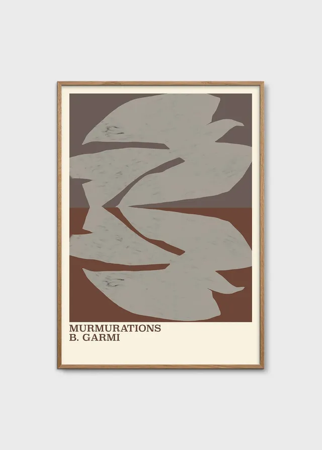 The Poster Club Murmurations Brown Poster 30x40 cm beige