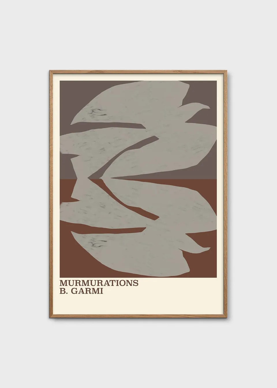 The Poster Club Murmurations Brown Poster 30x40 cm beige