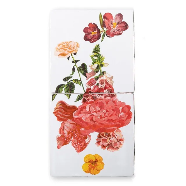 Storytiles Tile Tableaus Wildflowers Roos Wandfliese Rosen-Motiv