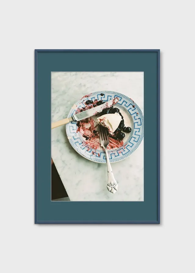 The Poster Club Weekend Pancakes Poster 30x40 cm blau