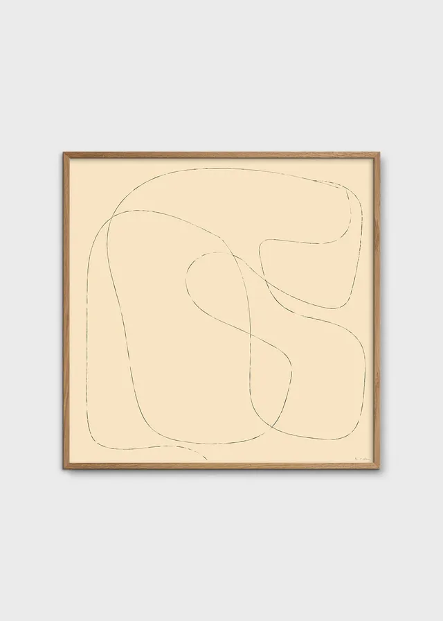 The Poster Club Art Prints Mid 09 Poster 50x50 cm beige