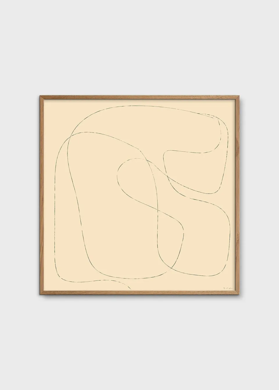 The Poster Club Art Prints Mid 09 Poster 50x50 cm beige