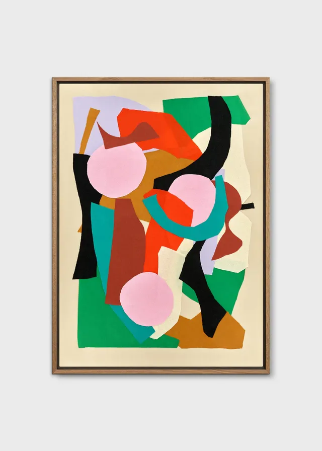The Poster Club Atelier Cph Botanic Canvas 50x70 cm Beige
