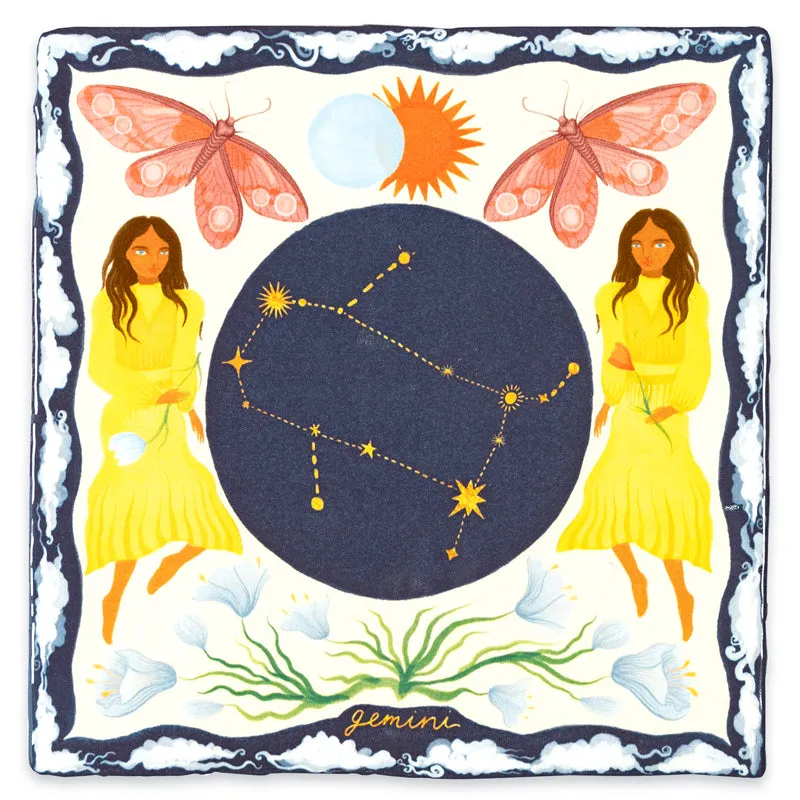 Storytiles Delft Blue Gemini Fliese Zwillinge 13x13 cm