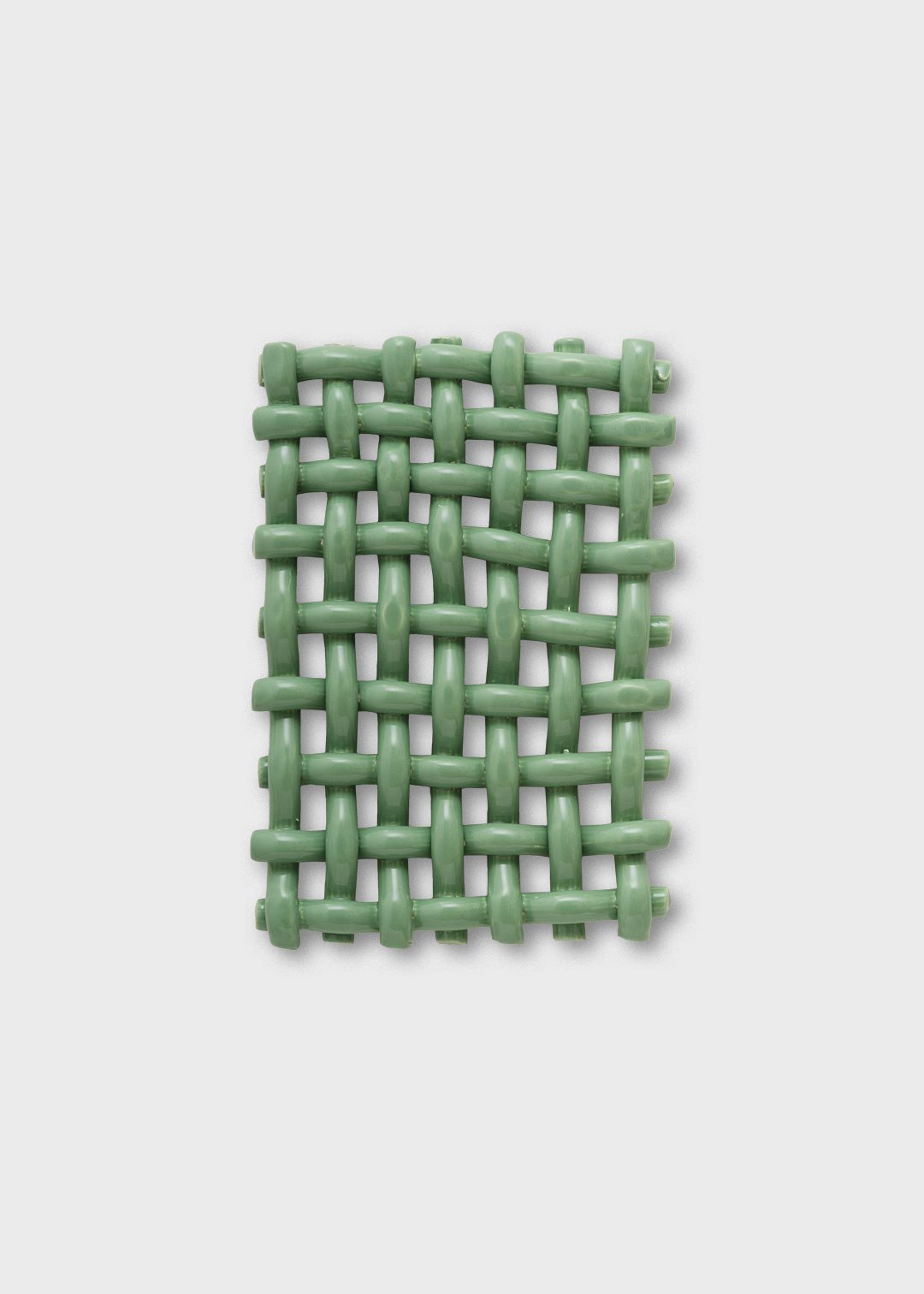 The Poster Club Interlace No.02 Wandrelief Sea Green Keramik
