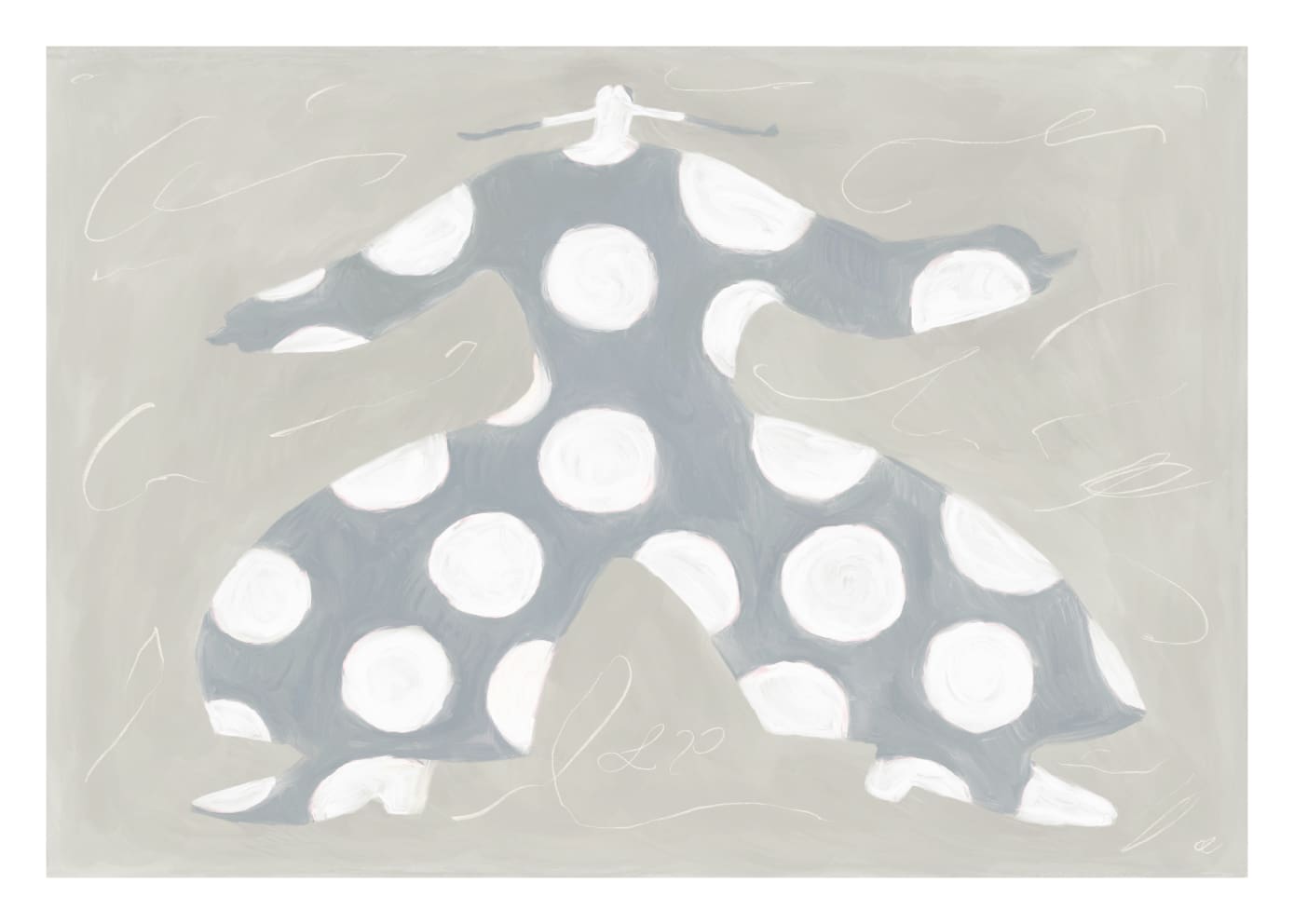 The Poster Club Sam Laylow Poster 30x40 cm figurativ beige