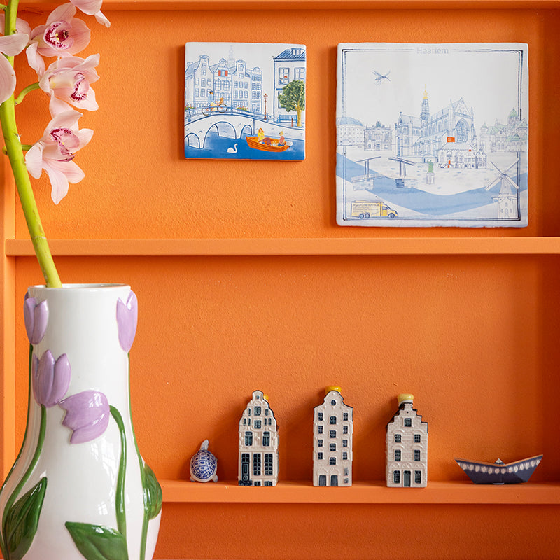 Storytiles Delft Blue Haarlem in n oogopslag Fliese 13x13 cm