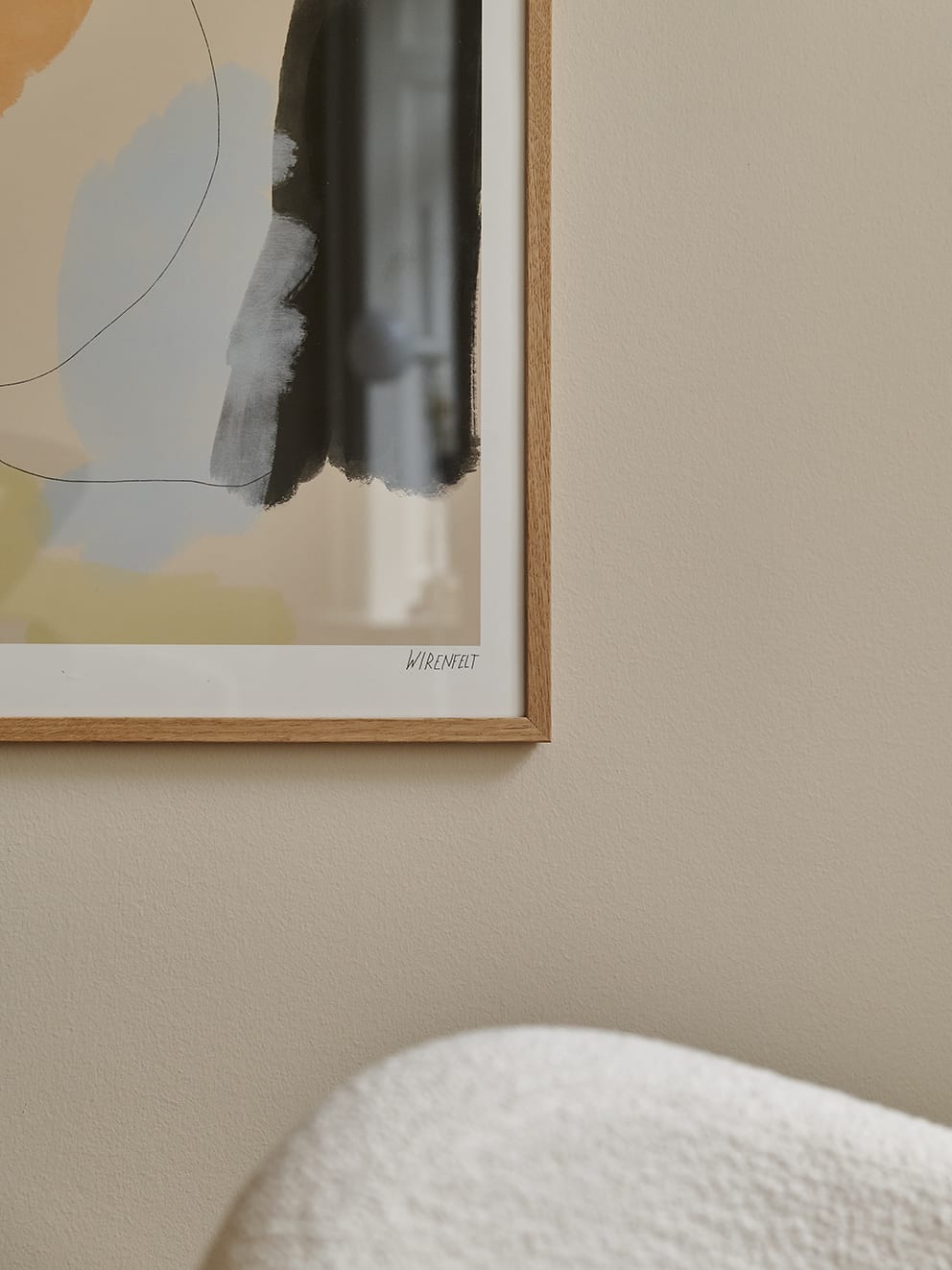 The Poster Club Art Prints Franca Poster 30x40 cm Beige
