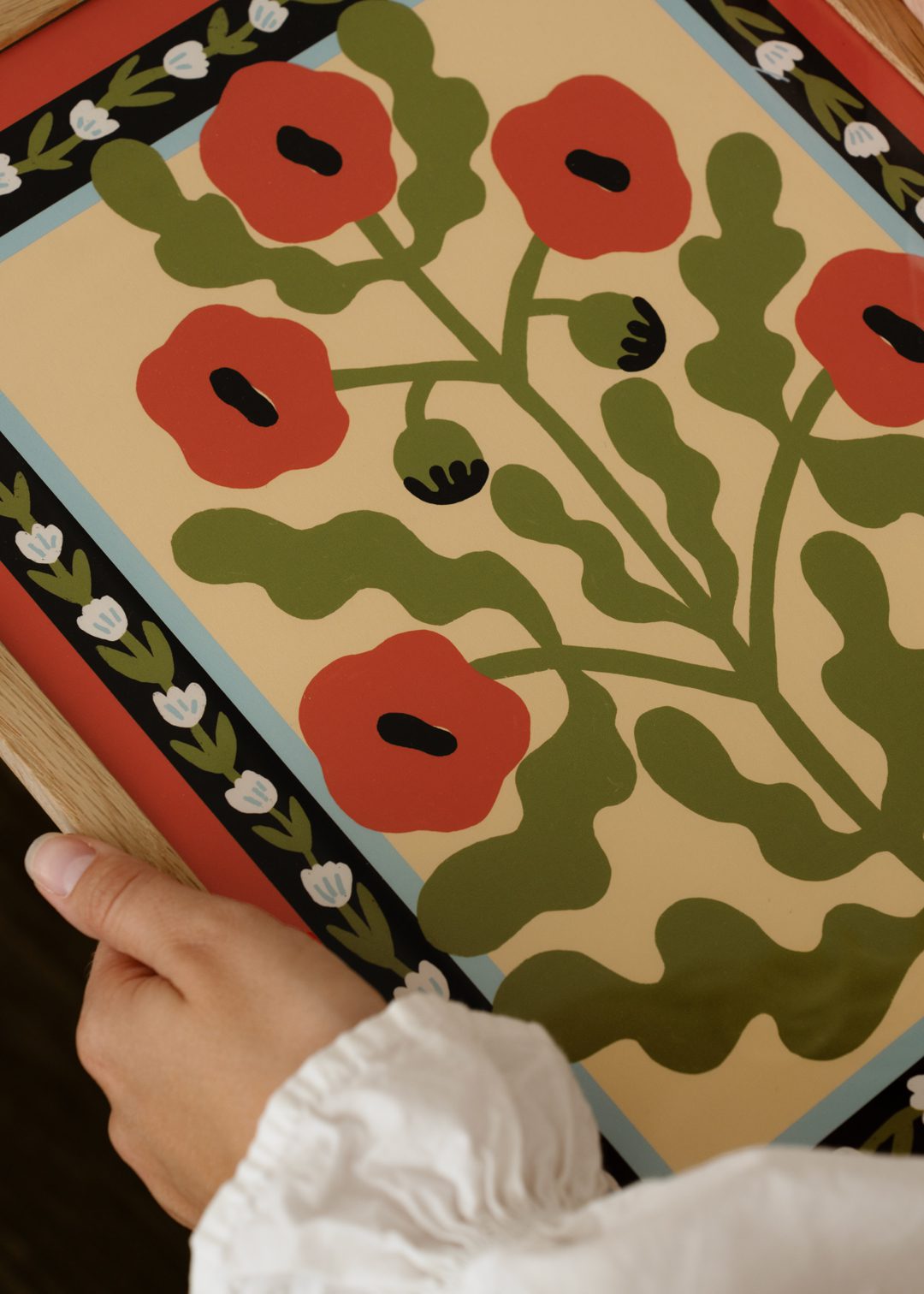 The Poster Club Red Poppies Poster 30x40 cm Mohnblumen