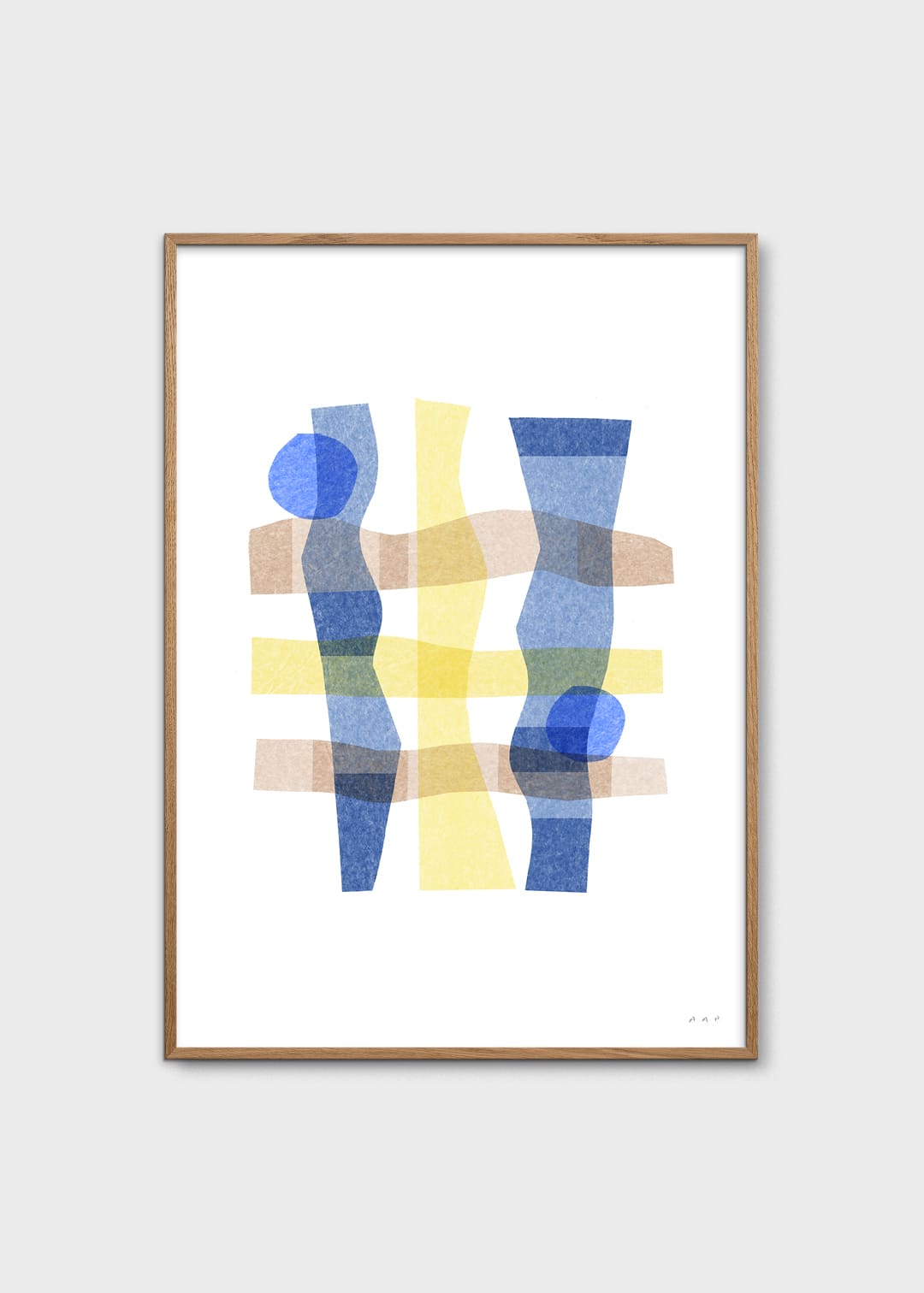 The Poster Club Criss Cross Kunstdruck 30x40 cm geometrisch