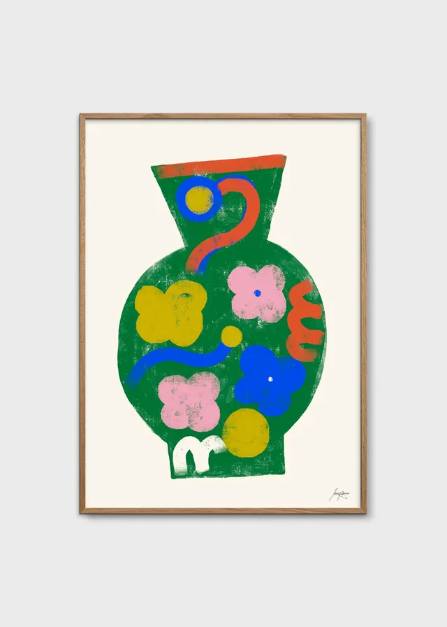 The Poster Club Summer Vase 01 Kunstdruck 30x40 Vase