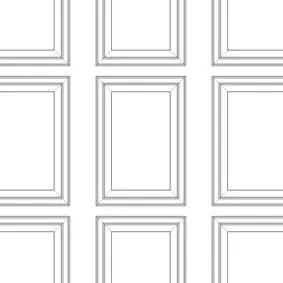 Mineheart Panel Outline Tapete schwarz weiß 10 m
