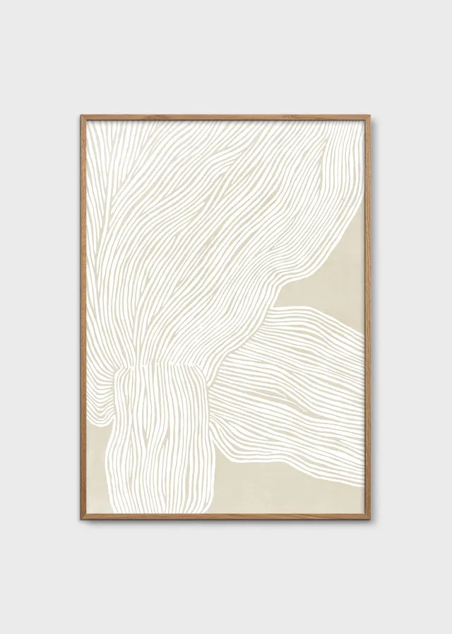The Poster Club The Line No. 09 Kunstdruck A4 beige
