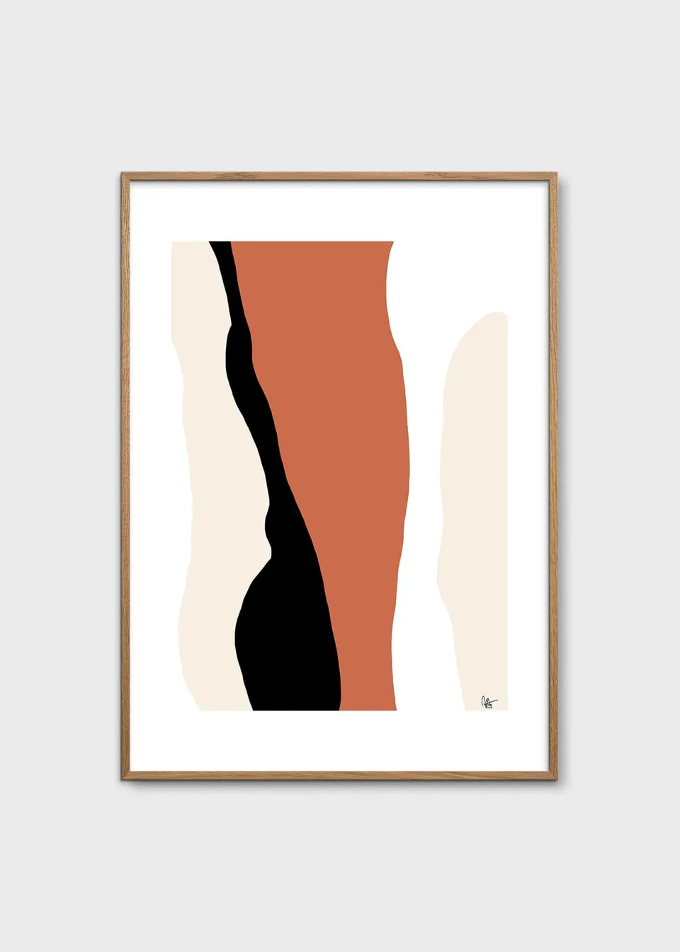 The Poster Club Transition Poster 50x70 cm beige orange