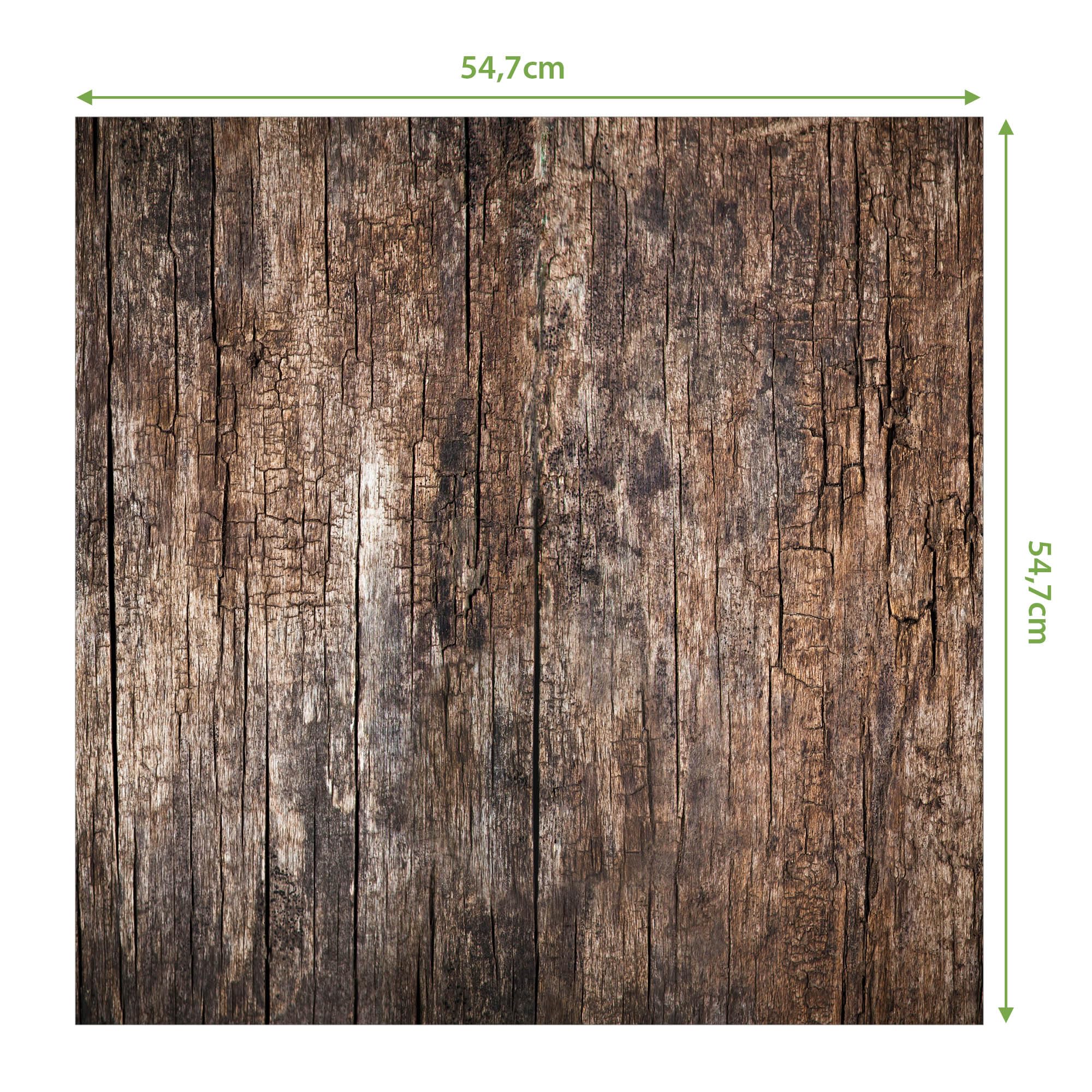 Banjado Möbelfolie Altes Holz Tischfolie 55x55 selbstklebend