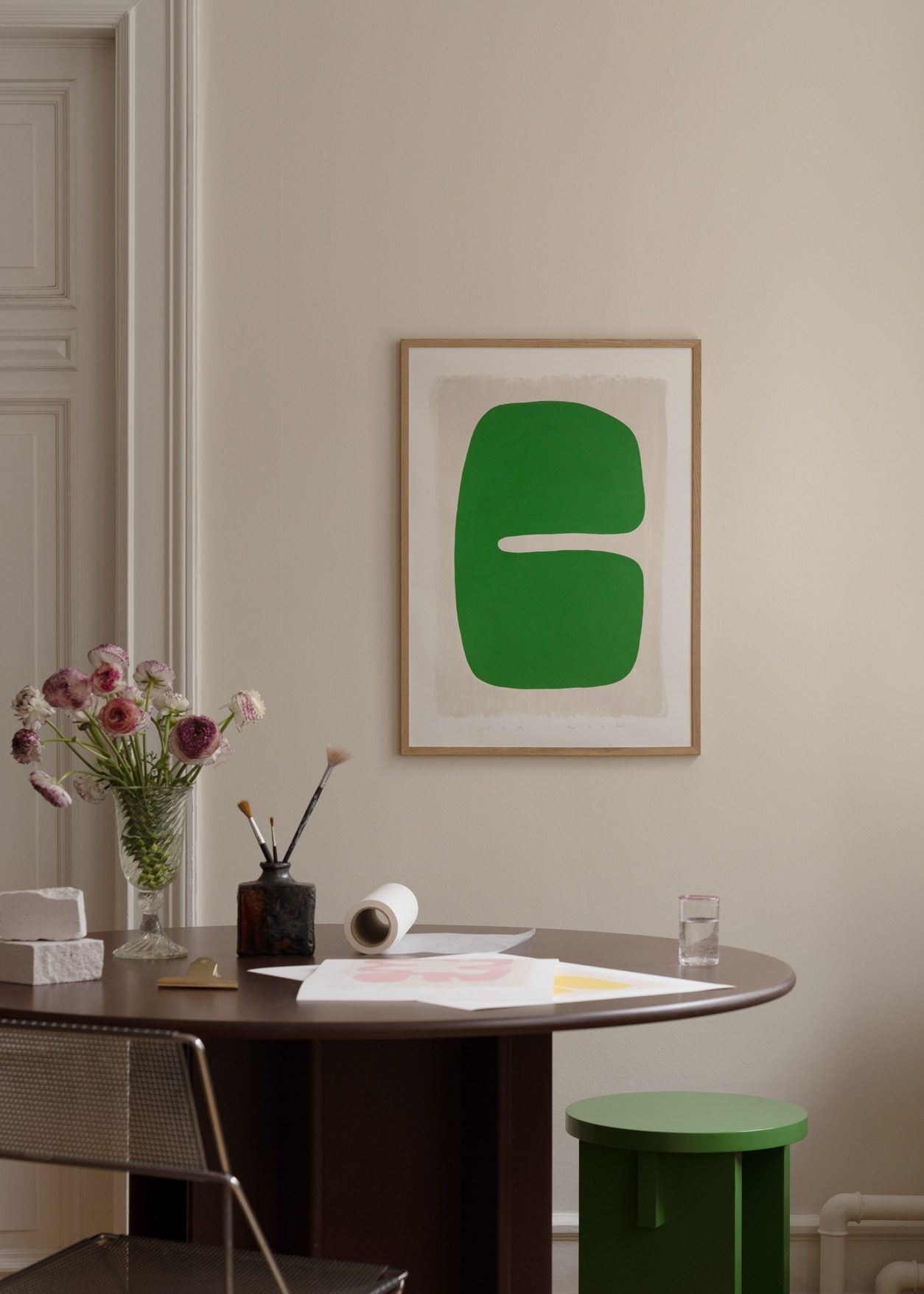 The Poster Club Art Prints Hommage au Vert Poster 30x40 cm grün