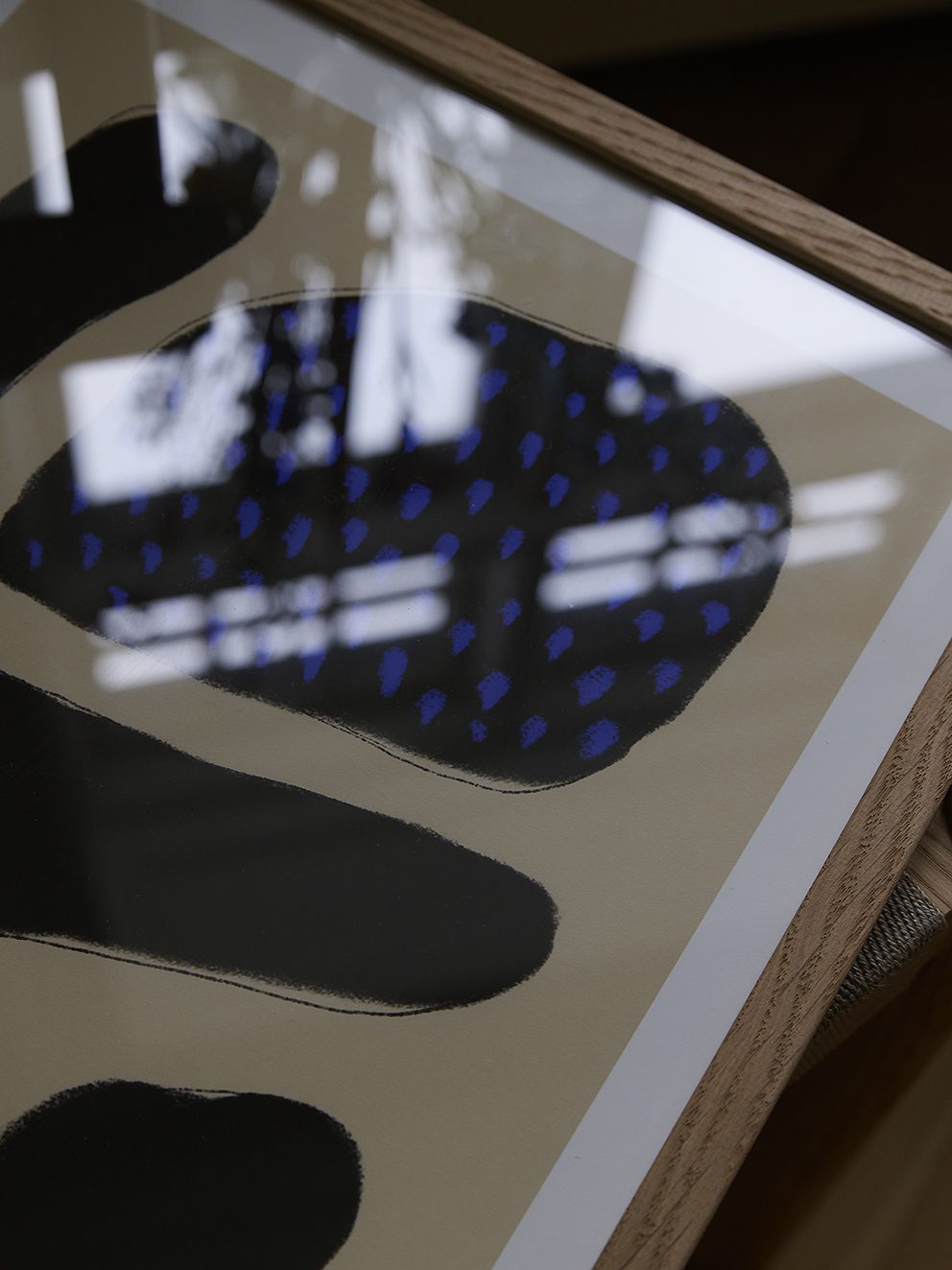 The Poster Club Art Prints Regn Poster 30x40 cm schwarz blau