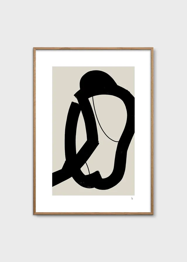 The Poster Club Art Prints Alone for a while Poster 30x40 s/w