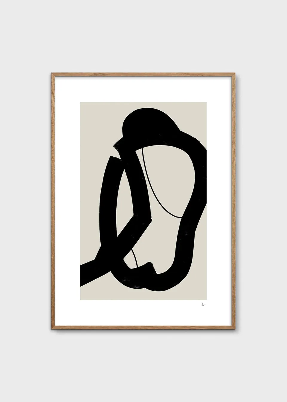 The Poster Club Art Prints Alone for a while Poster 30x40 s/w