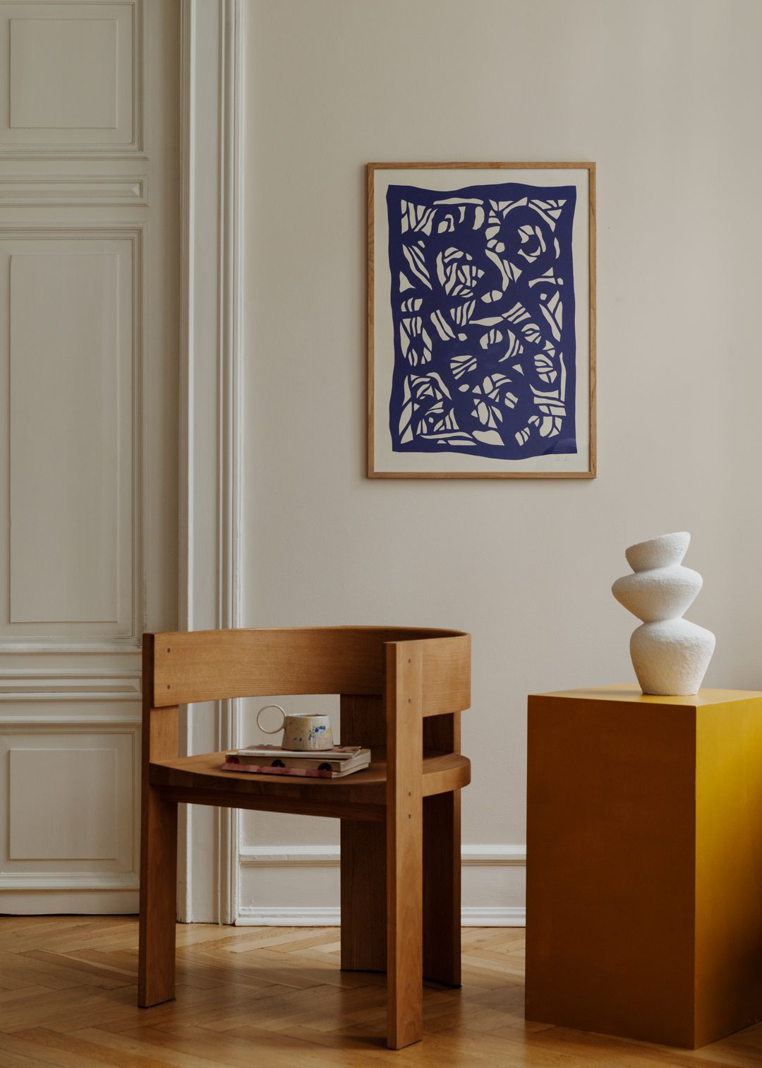 The Poster Club Art Prints Root no. 03 Poster A4 blau abstrakt