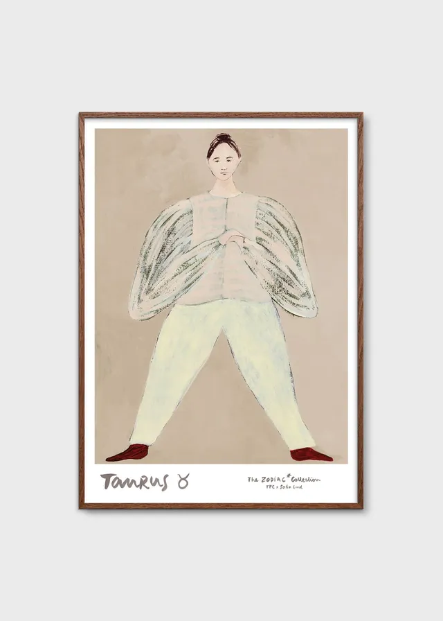 The Poster Club Art Prints Taurus Poster A4 beige