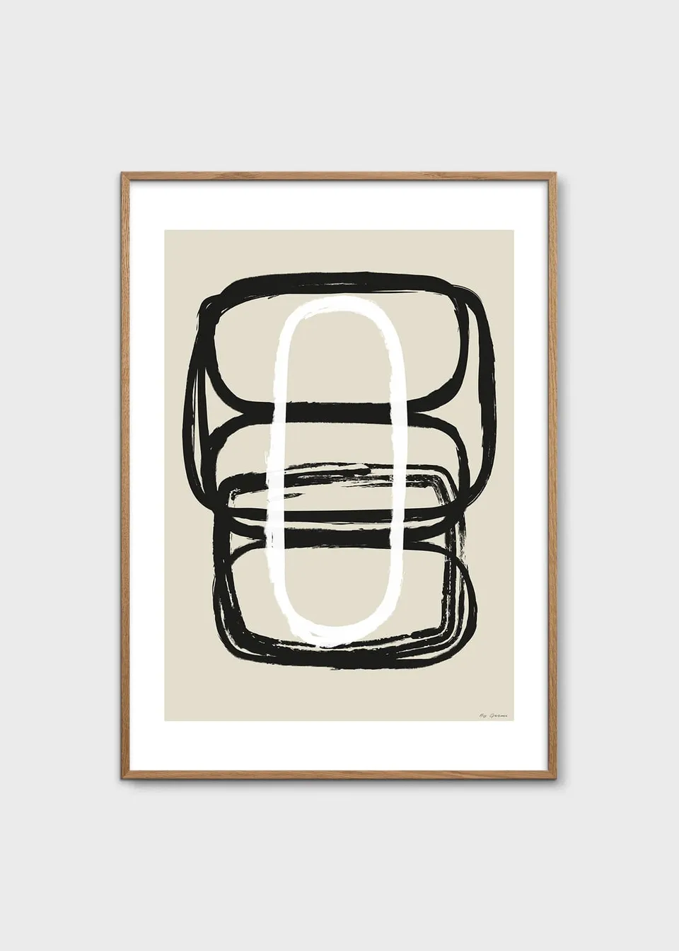The Poster Club Art Prints Cimber Poster 30x40 cm beige