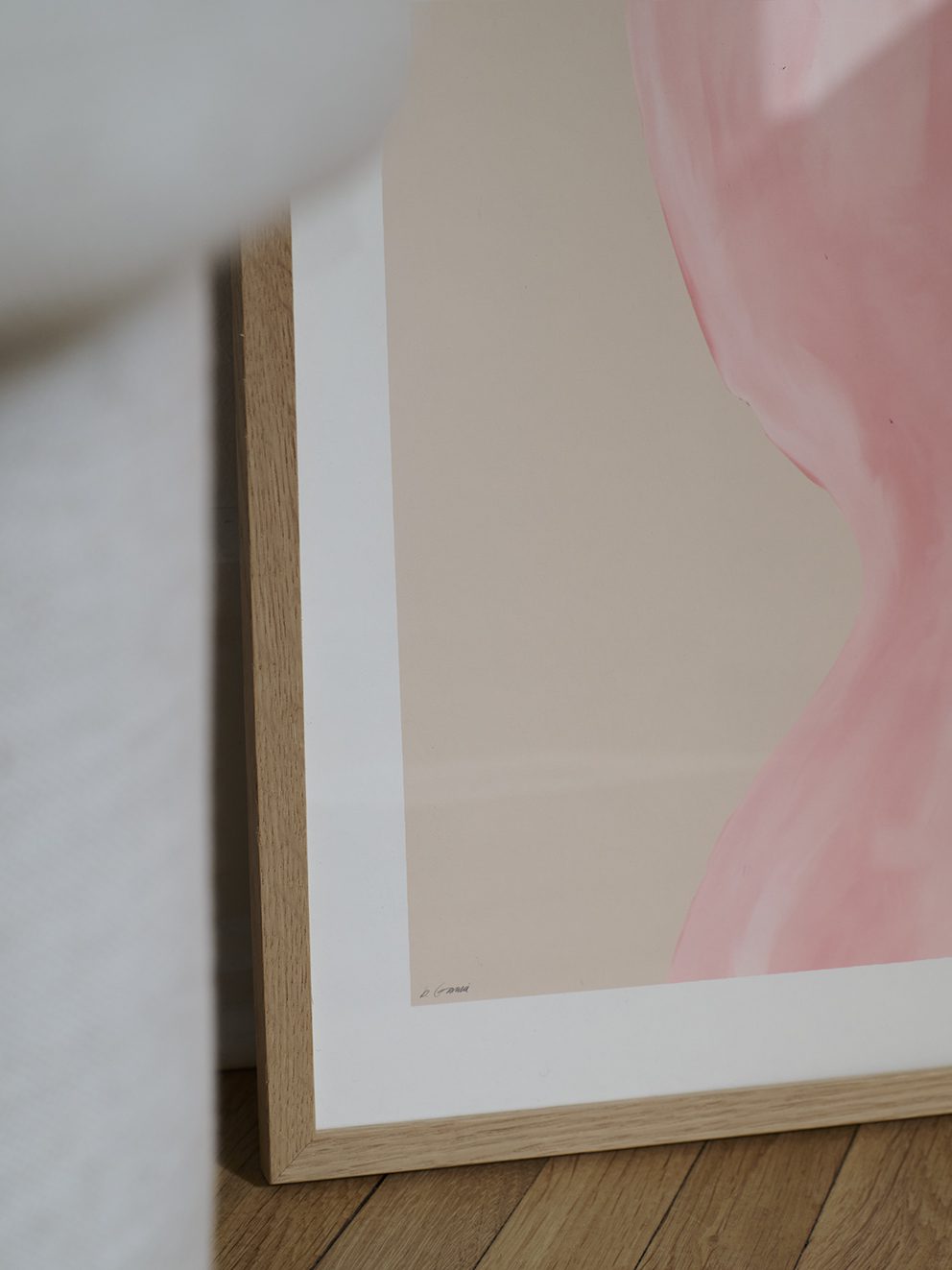 The Poster Club Art Prints Abstraction Poster 50x50 cm Rosa