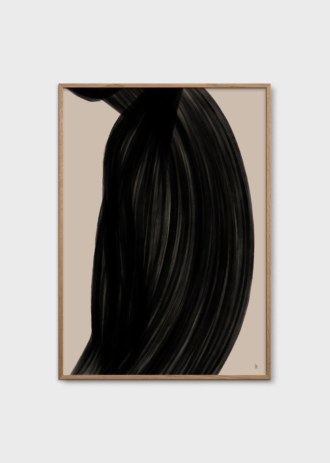 The Poster Club Her Side Kunstdruck 50x70 cm beige