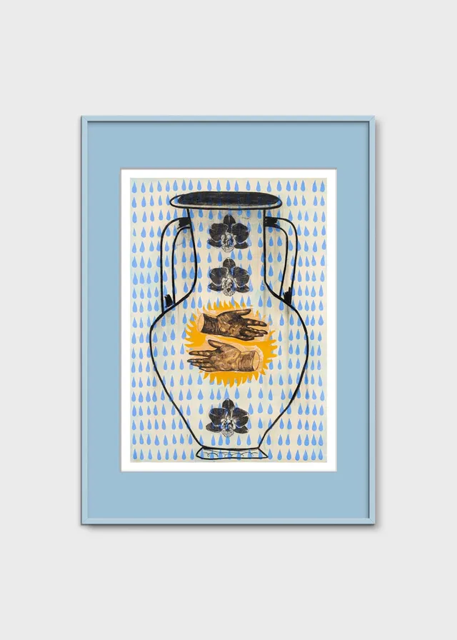 The Poster Club Art Prints Tatuagem Poster A4 Botanik beige