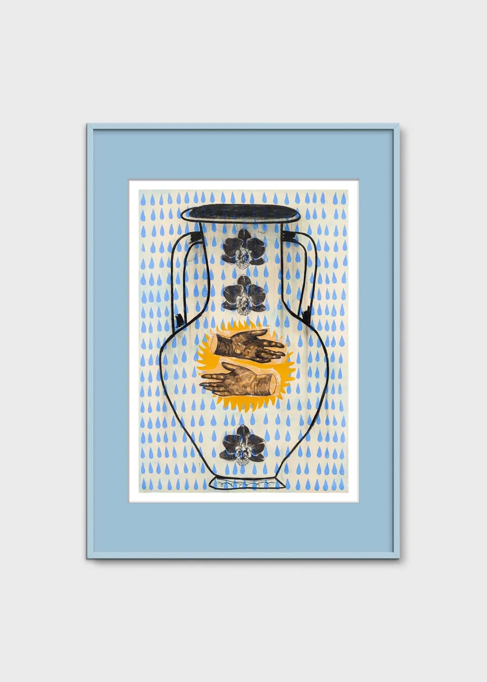 The Poster Club Art Prints Tatuagem Poster A4 Botanik beige