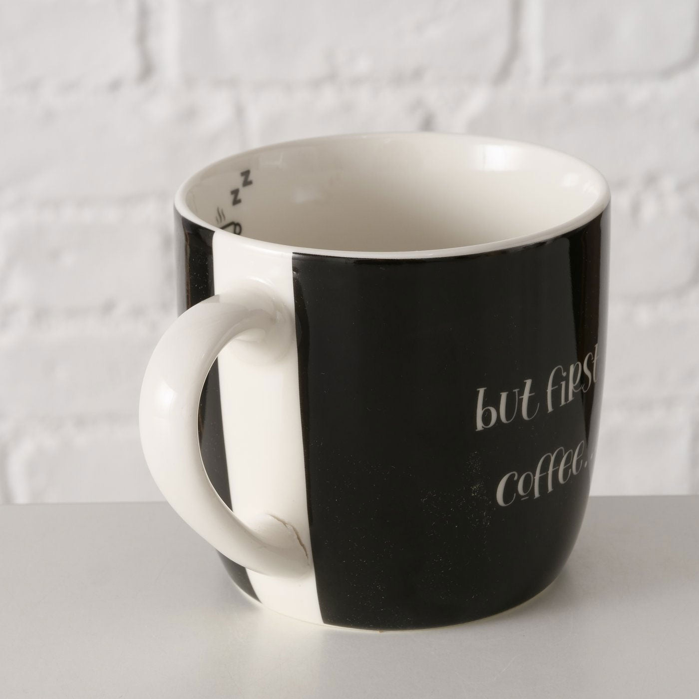 LS-LebenStil Küche & Haushalt Jumbo-Becher but first Coffee 420ml
