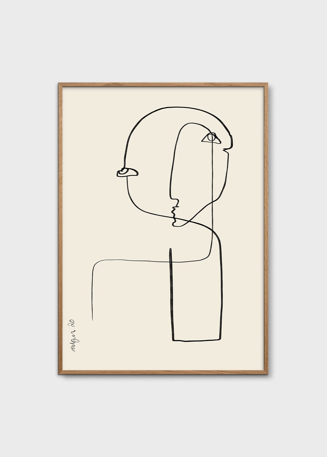 The Poster Club Sculpture No. 02 Poster 50x70 Beige