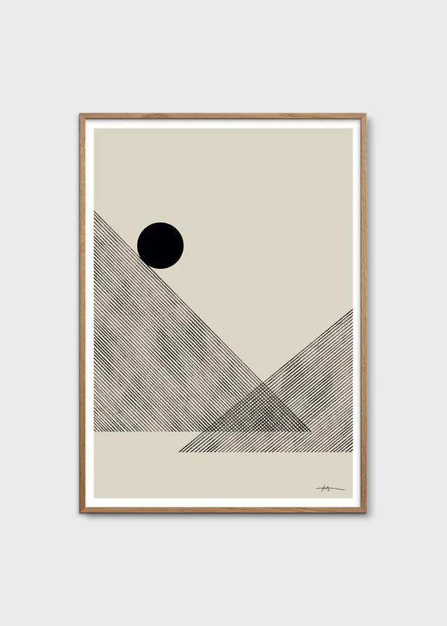 The Poster Club Altitude Poster 30x40 beige