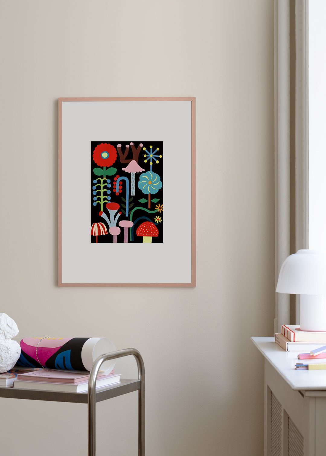 The Poster Club Art Prints The Garden of the Night Poster A4 Botanik
