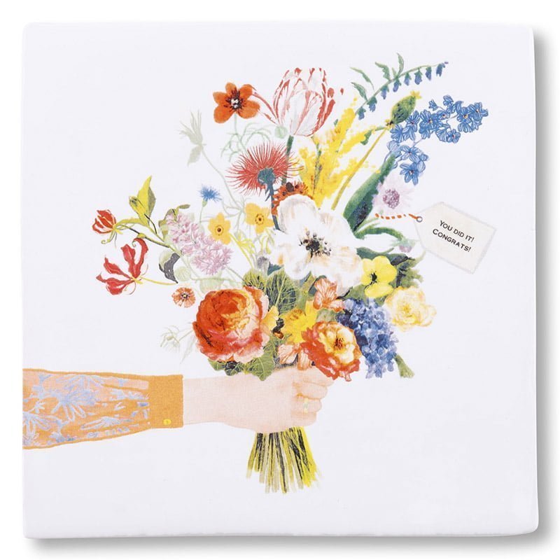 Storytiles Delft Blue Bloemetje voor jou Blumen Fliese S 10x10 cm