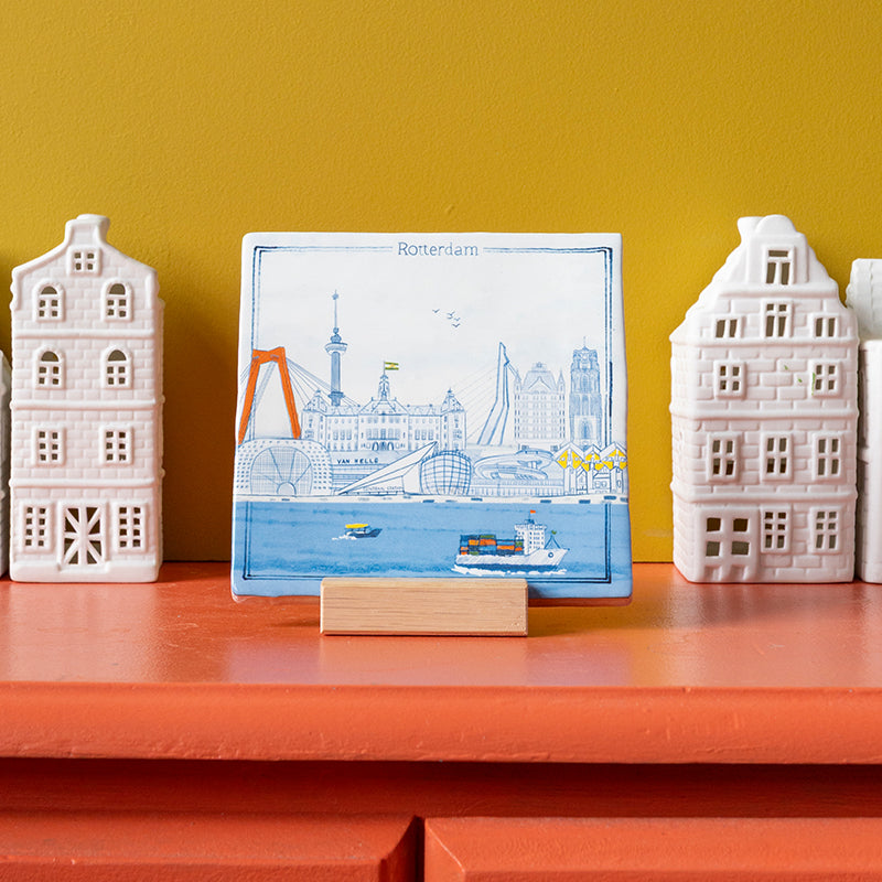 StoryTiles Delft Blue Rotterdam Fliese 10x10 Stadt-Motiv