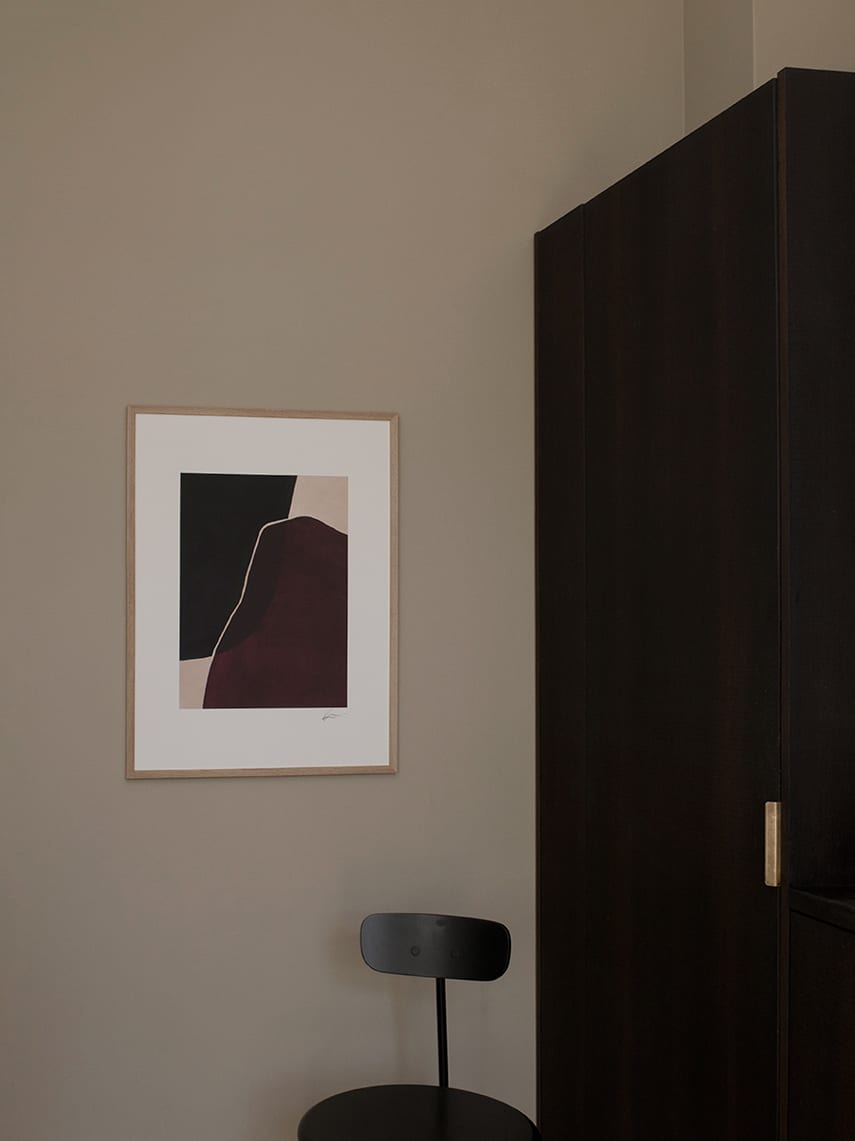 The Poster Club Tempset 01 Poster 30x40 cm beige schwarz