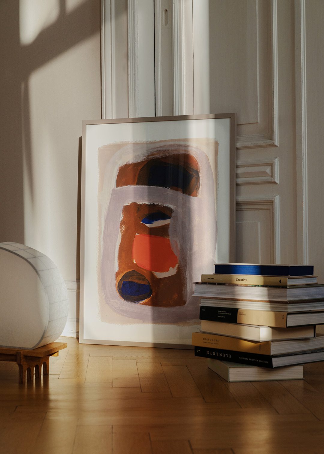 The Poster Club Outline Poster 30x40 cm beige blau