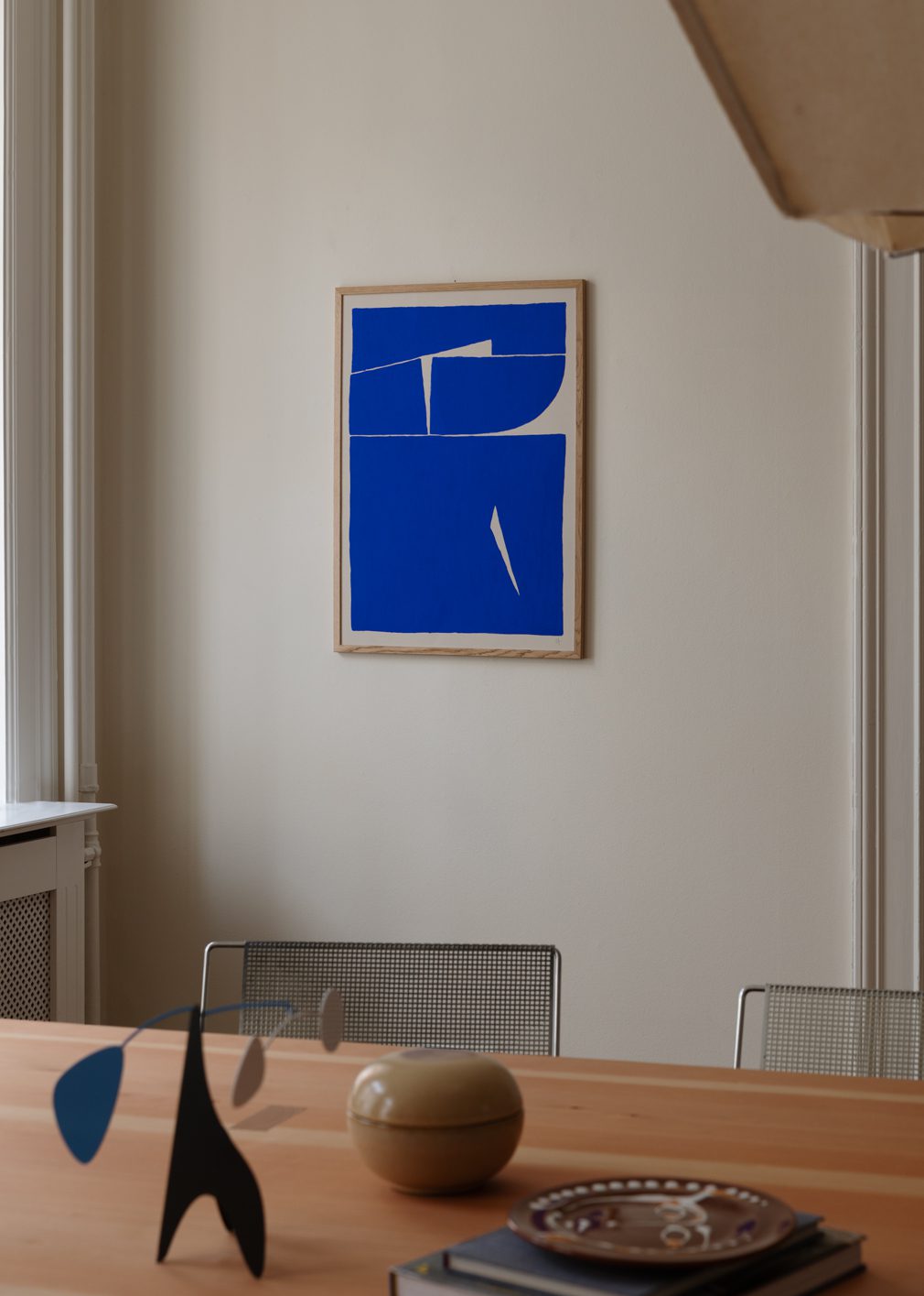 The Poster Club 11PM Kunstdruck A4 blau-grau geometrisch