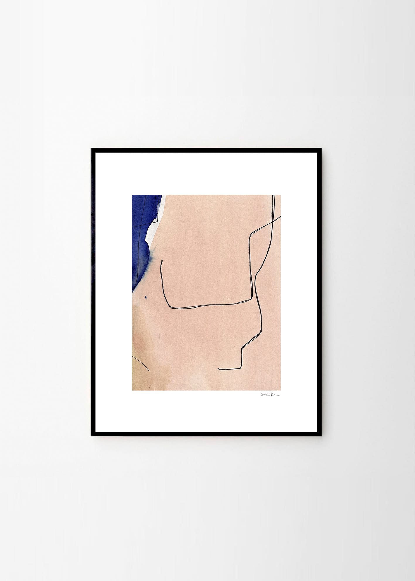 The Poster Club Dove 01 Poster 30x40 cm abstrakt blau