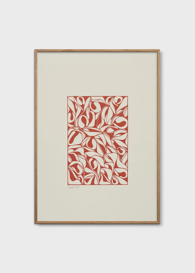 The Poster Club Oyster No. 01 Kunstdruck 30x40 beige