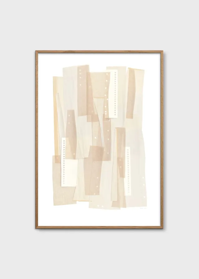 The Poster Club Balance No. 122 Kunstdruck 30x40 beige