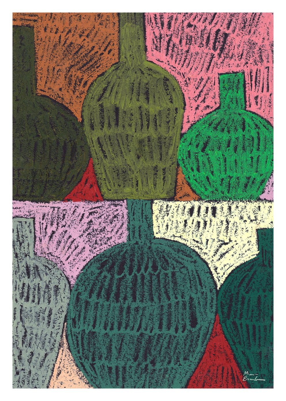 The Poster Club Art Prints Intro Bodegon Poster 30x40 cm braun