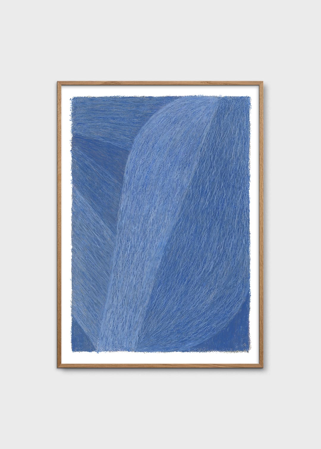 The Poster Club Art Prints Aude in Bretagne Poster A4 blau
